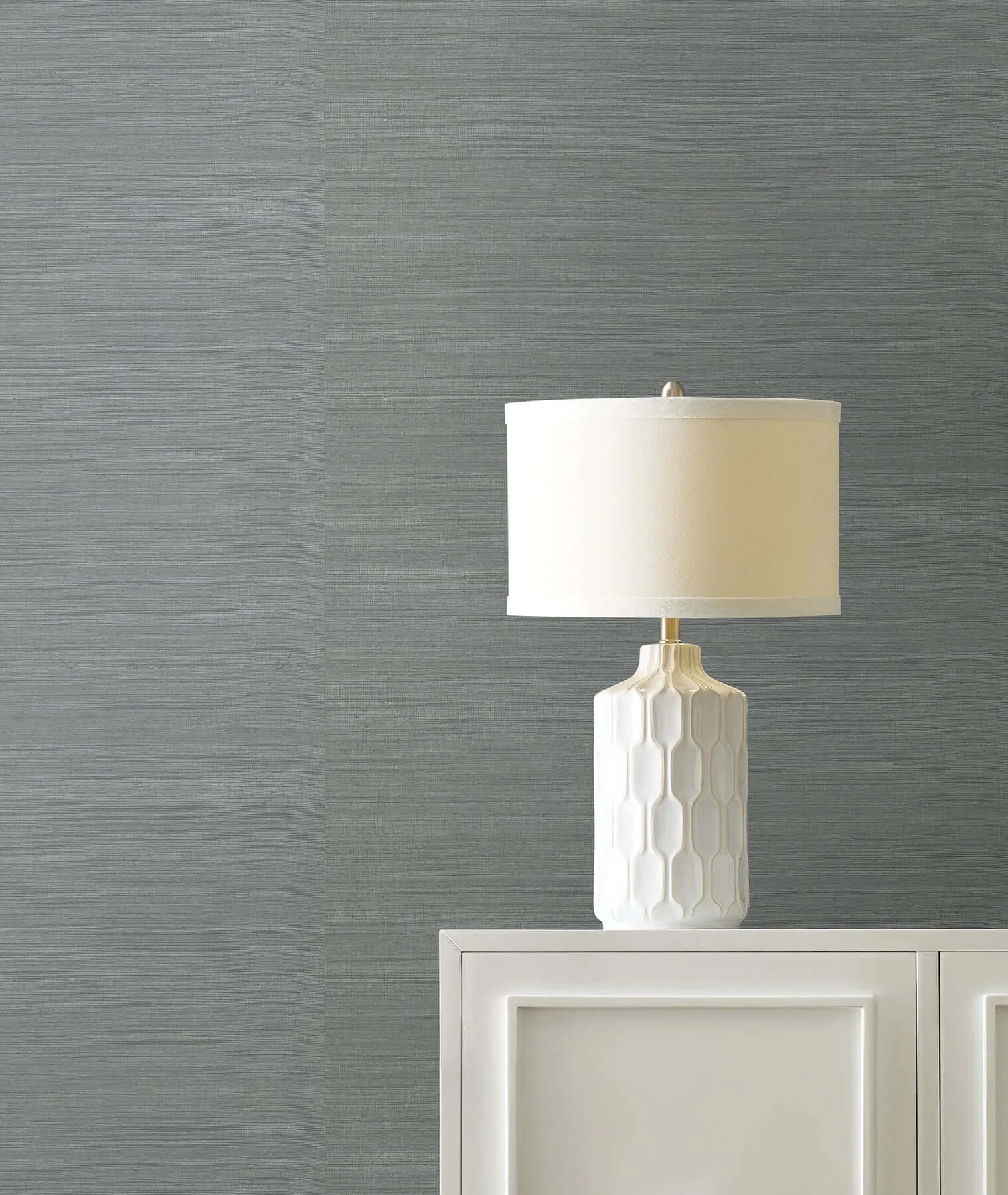 Ronald Redding Maguey Sisal wallpaper, color Graphite, SKU GV0170NW