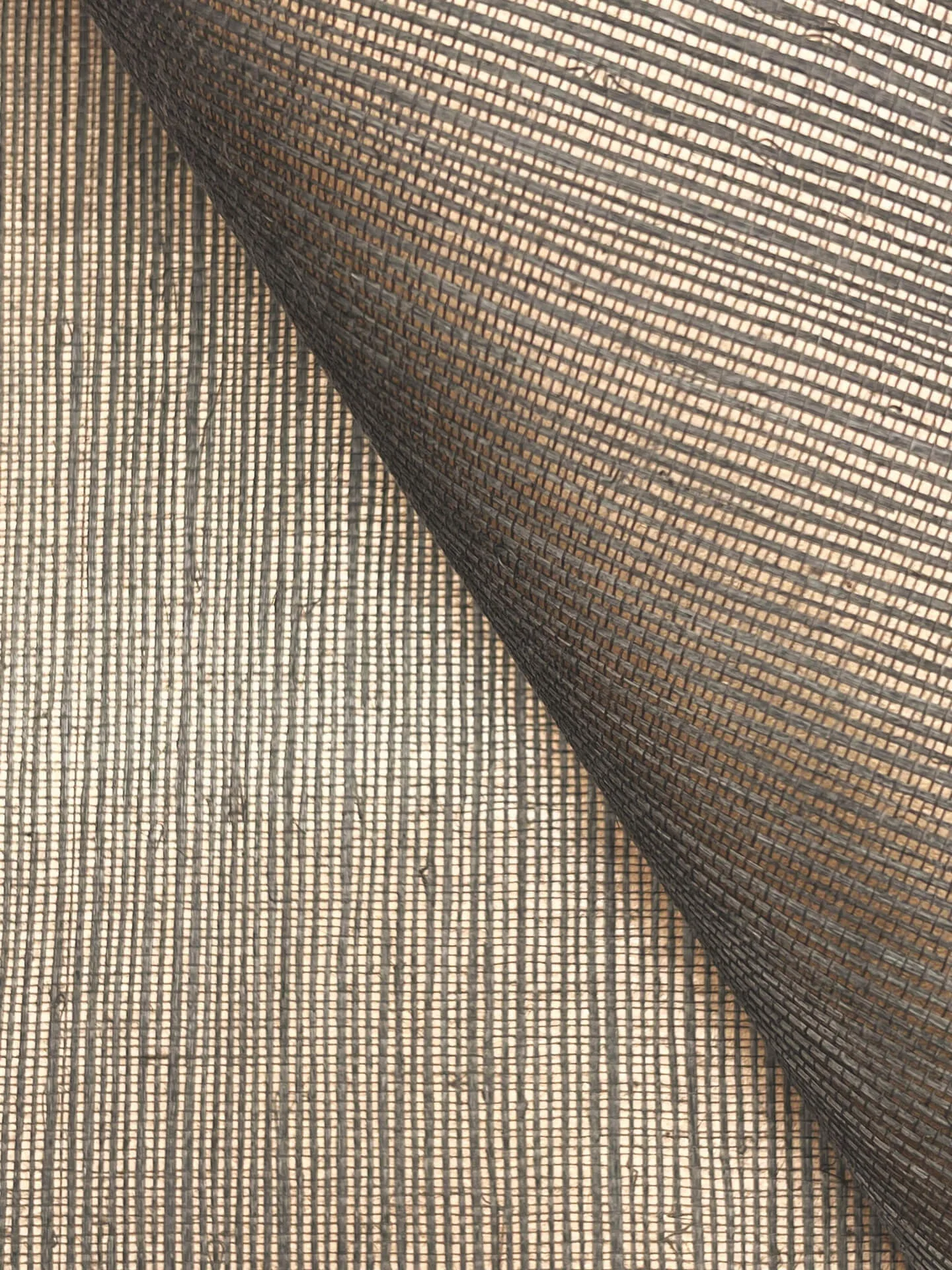 Ronald Redding Maguey Sisal wallpaper, color Graphite, SKU GV0178NW