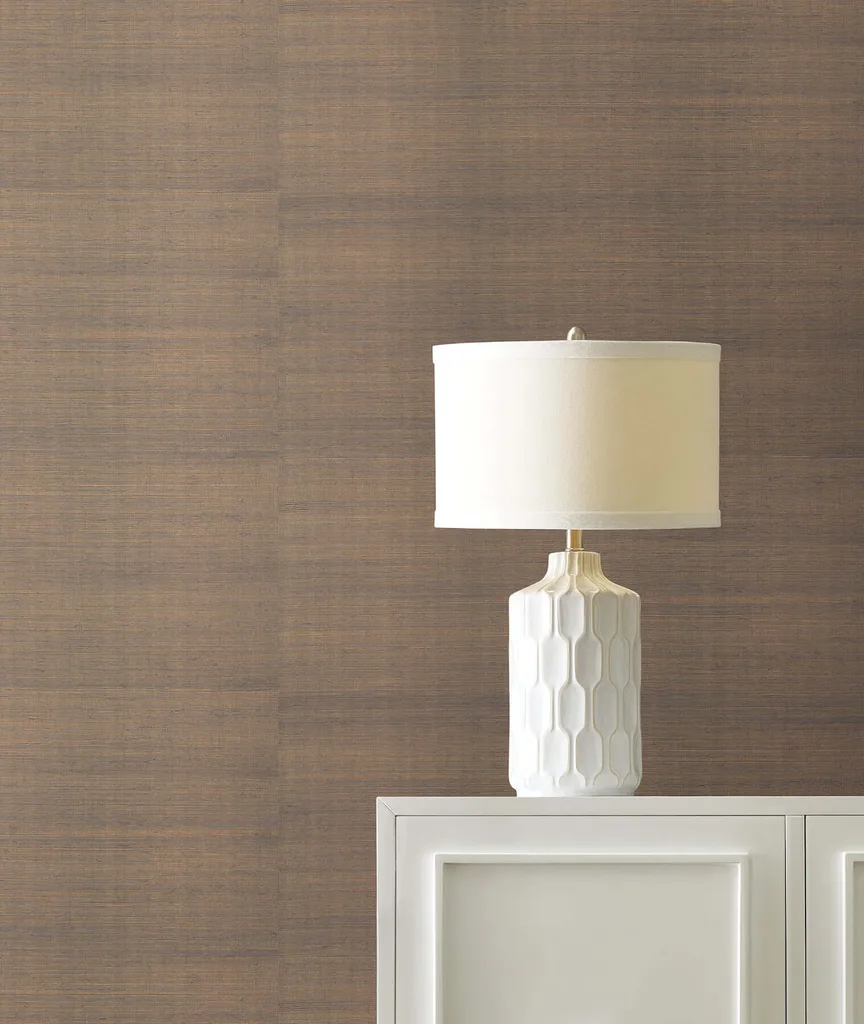 Ronald Redding Maguey Sisal wallpaper, color Graphite, SKU GV0178NW