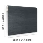 Ronald Redding Maguey Sisal - Gunmetal Wallpaper | Buy Online Ronald Redding Maguey Sisal wallpaper, color Gunmetal, SKU GV0172NW