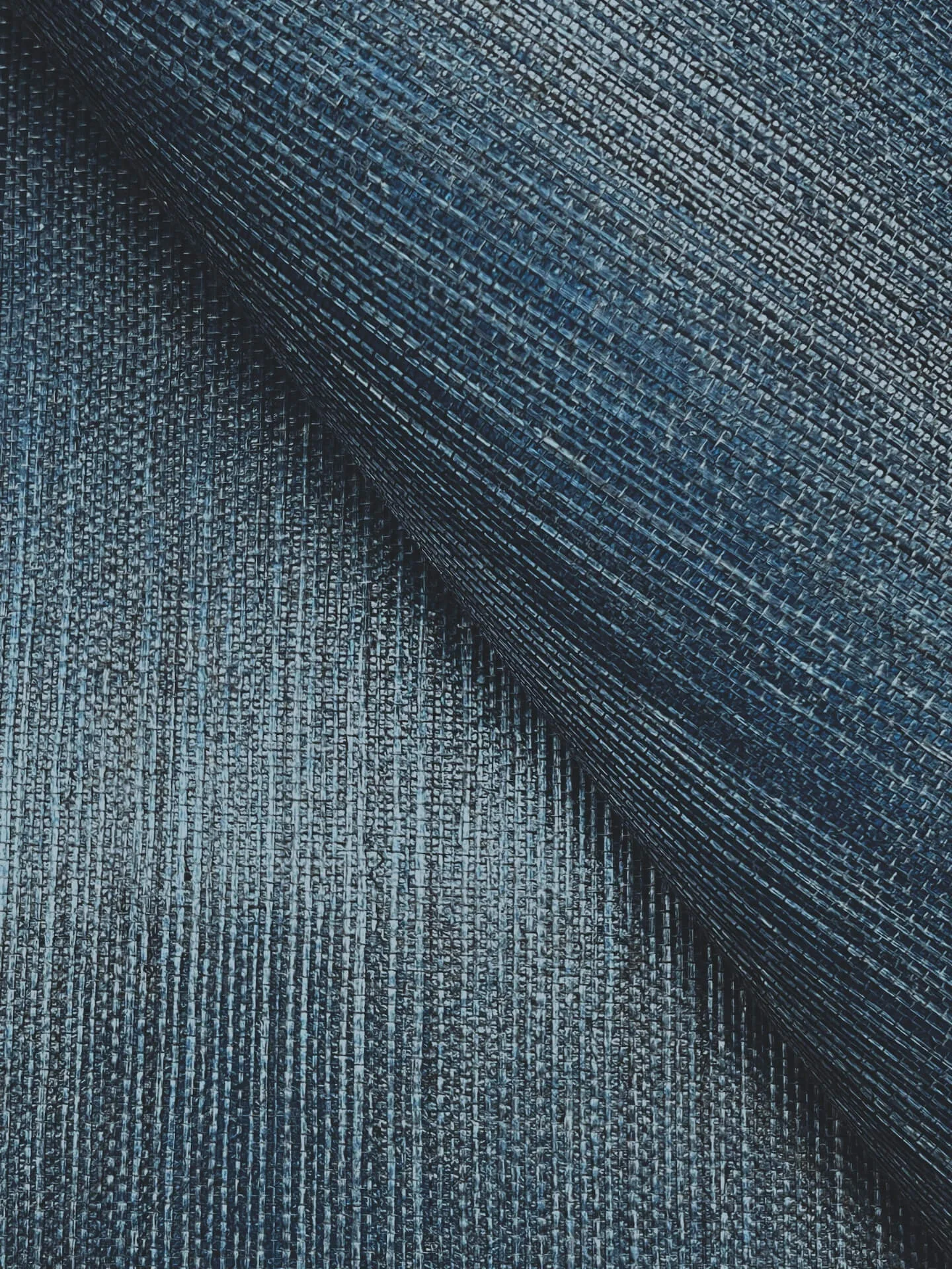 Ronald Redding Maguey Sisal wallpaper, color Indigo, SKU GV0165NW