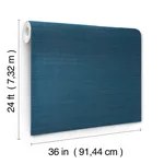 Ronald Redding Maguey Sisal wallpaper, color Indigo, SKU GV0165NW