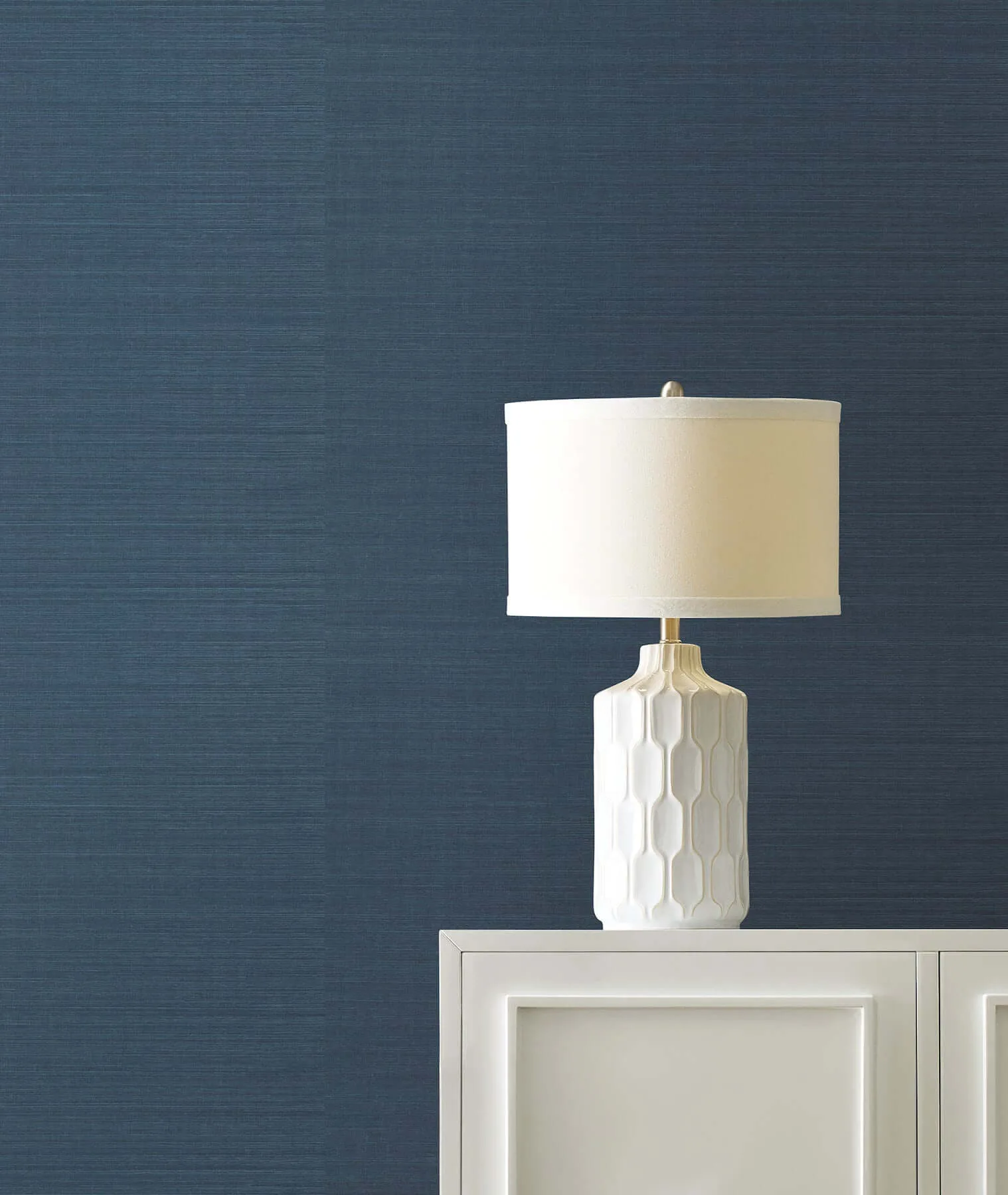 Ronald Redding Maguey Sisal wallpaper, color Indigo, SKU GV0165NW