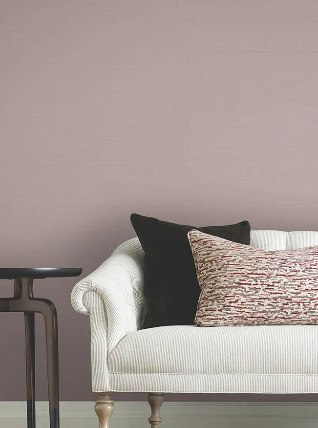 Ronald Redding Maguey Sisal wallpaper, color Mauve, SKU GV0120NW