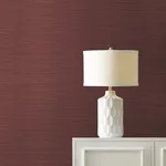 Ronald Redding Maguey Sisal wallpaper, color Mulberry, SKU GV0123NW