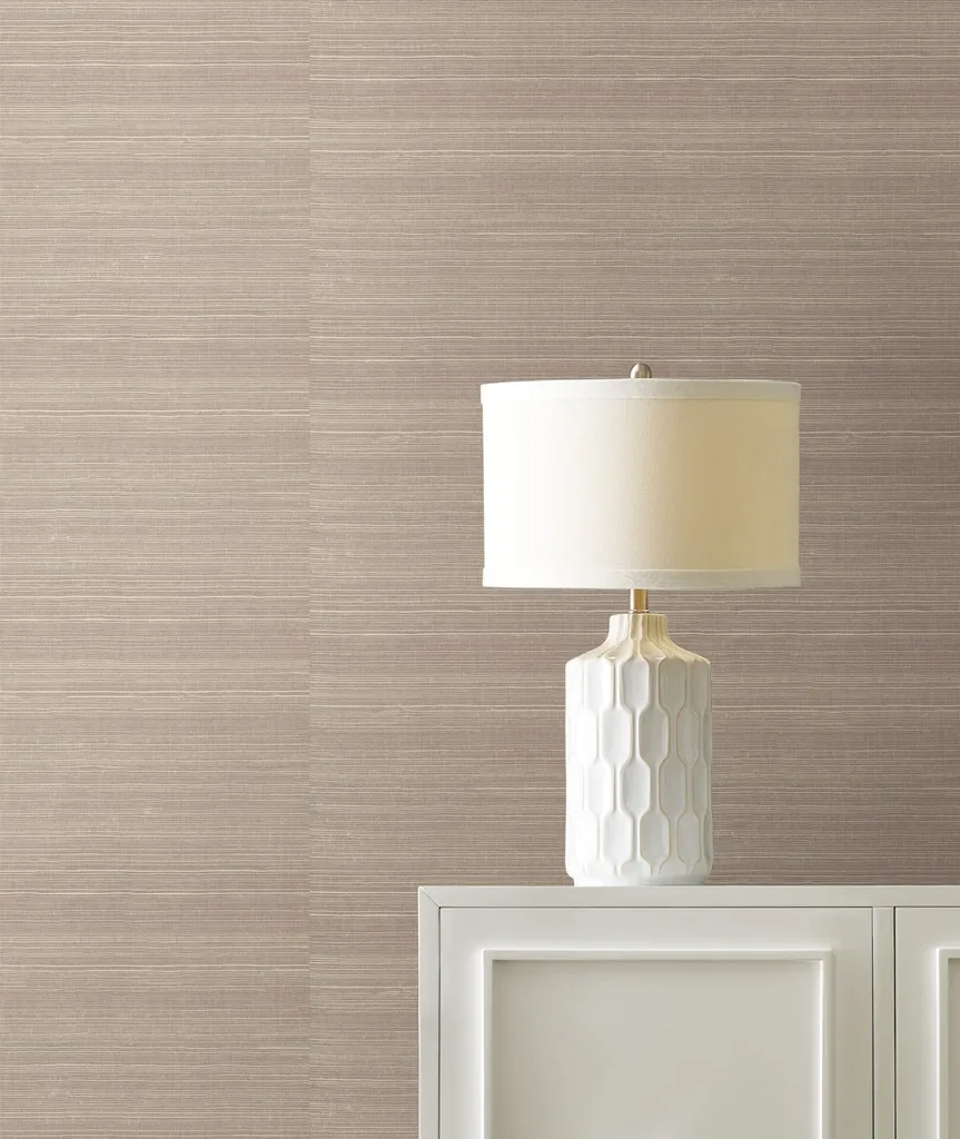 Ronald Redding Maguey Sisal wallpaper, color Pale Grey, SKU VG4406NW