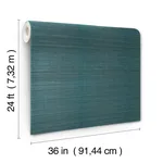 Ronald Redding Maguey Sisal wallpaper, color Peacock, SKU GV0154NW