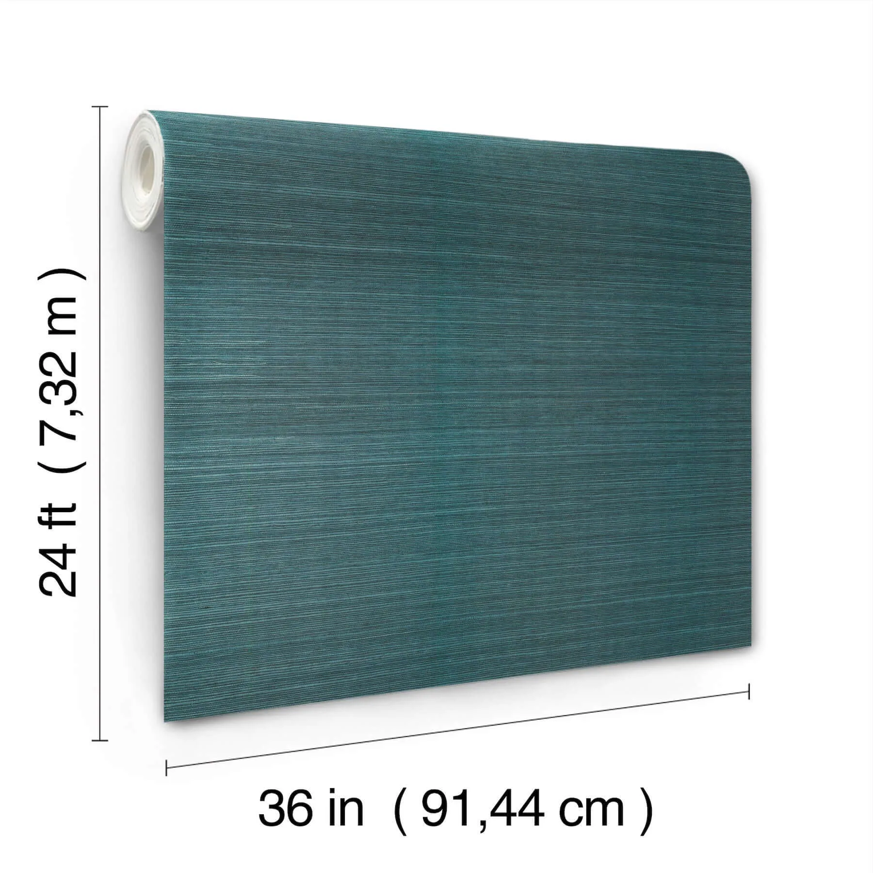 Ronald Redding Maguey Sisal wallpaper, color Peacock, SKU GV0154NW