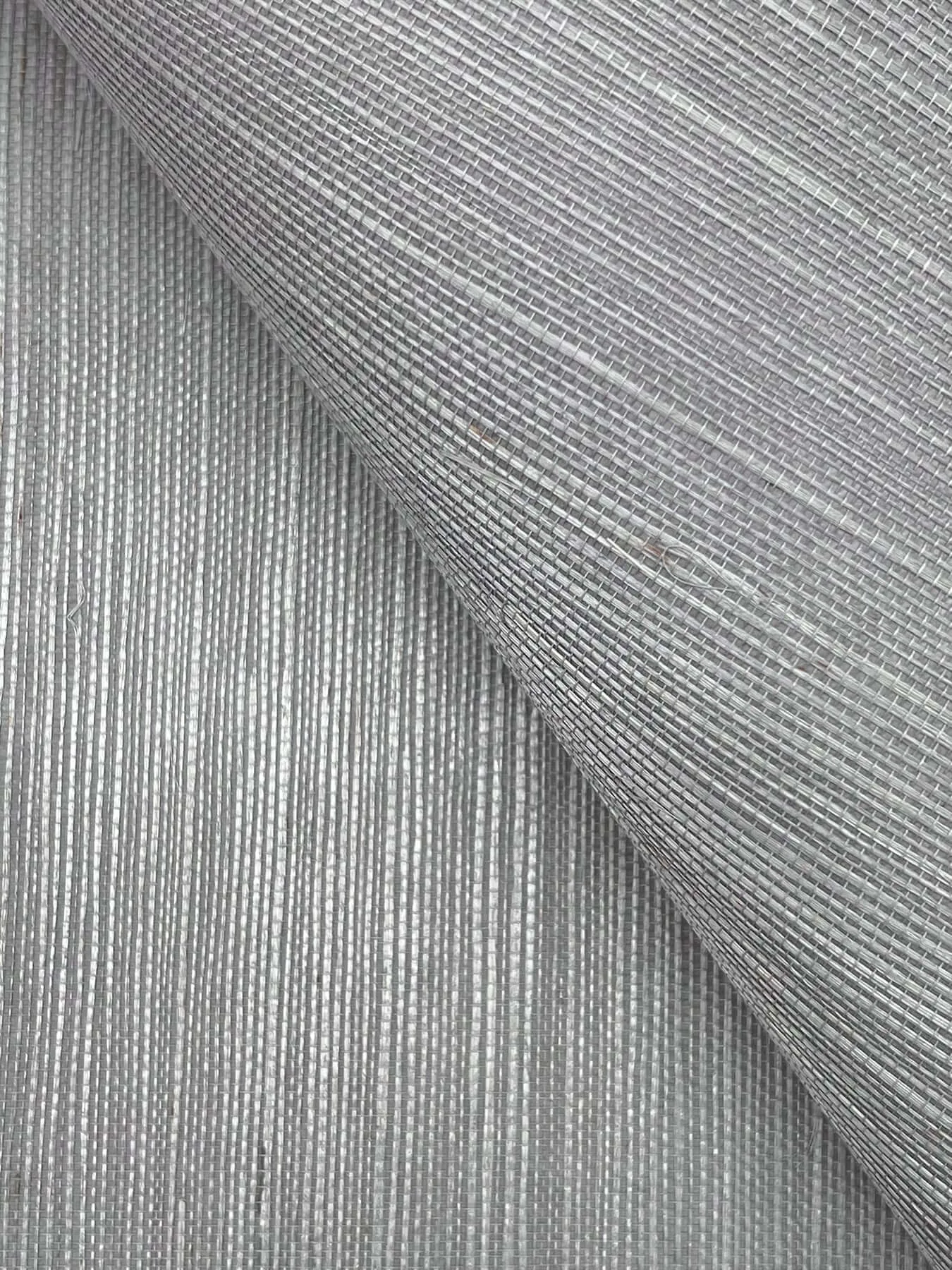 Ronald Redding Maguey Sisal wallpaper, color Pewter, SKU GV0168NW