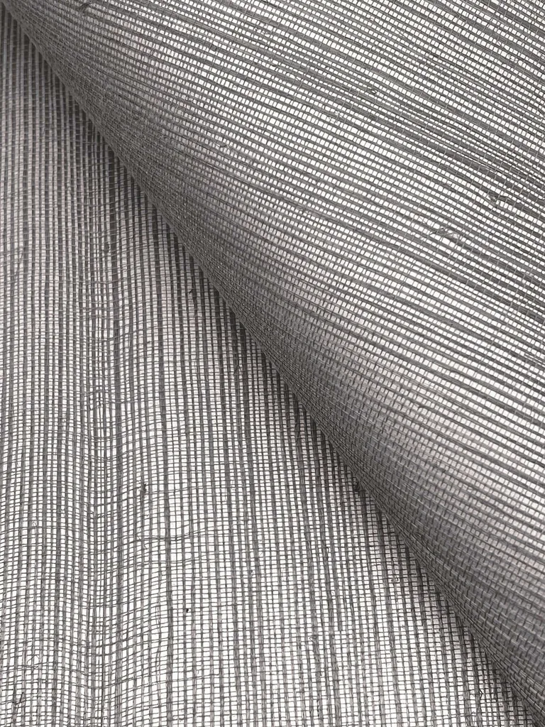 Ronald Redding Maguey Sisal wallpaper, color Platinum, SKU DE8997NW