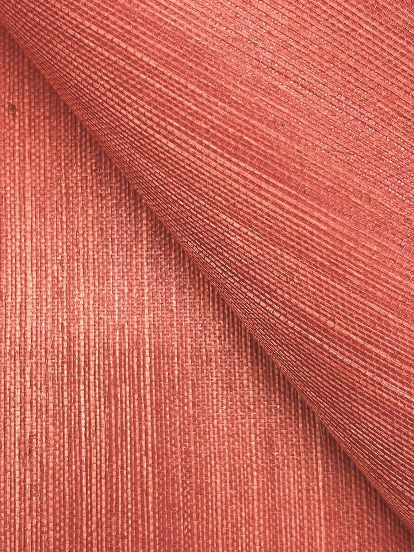 Ronald Redding Maguey Sisal wallpaper, color Rhubarb, SKU GV0131NW
