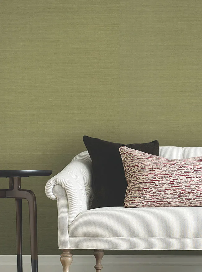 Ronald Redding Maguey Sisal wallpaper, color Sage, SKU GRL88336