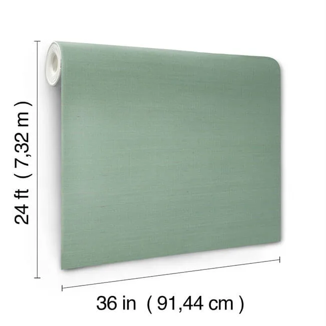 Ronald Redding Maguey Sisal wallpaper, color Seafoam, SKU GRL88443