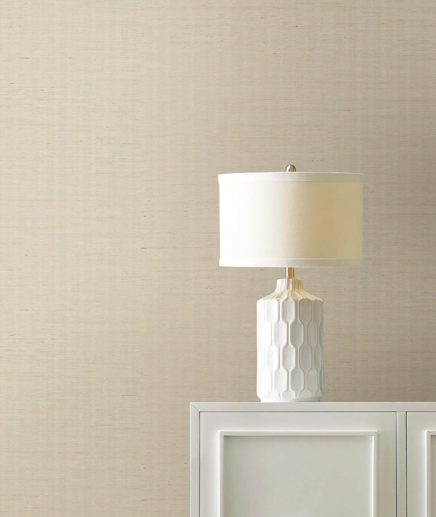 Ronald Redding Maguey Sisal - Silver Wallpaper | Buy Online Ronald Redding Maguey Sisal wallpaper, color Silver, SKU DE8995NW