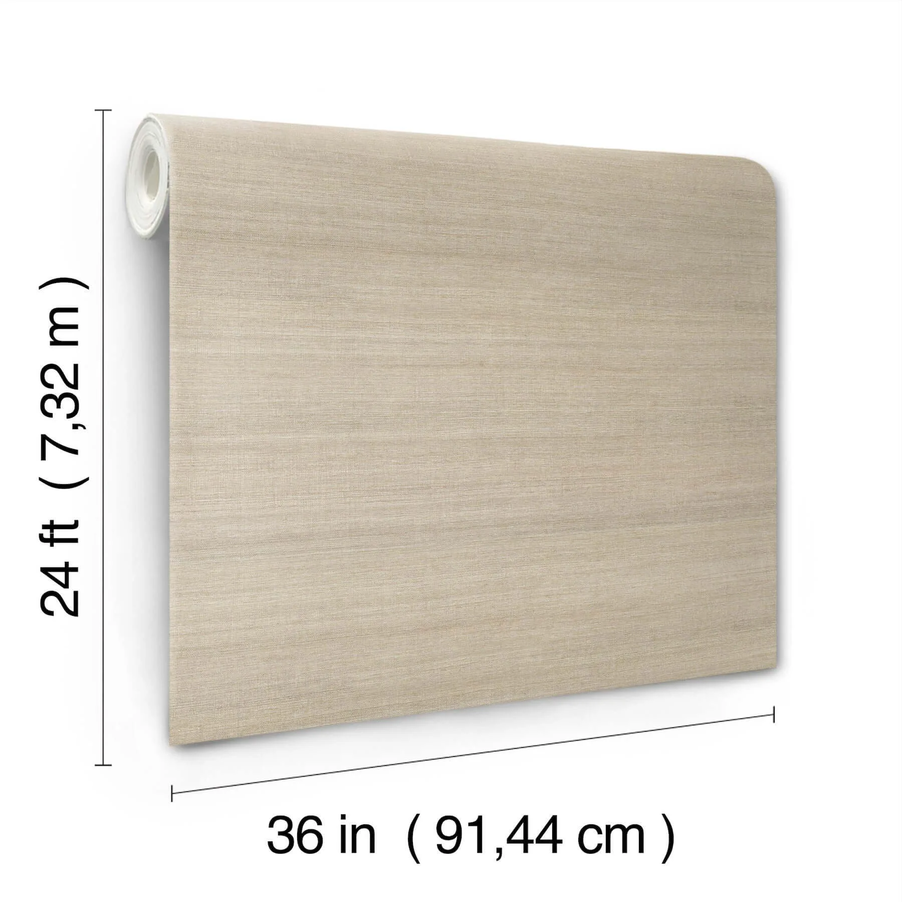 Ronald Redding Maguey Sisal wallpaper, color Silver, SKU GV0135NW