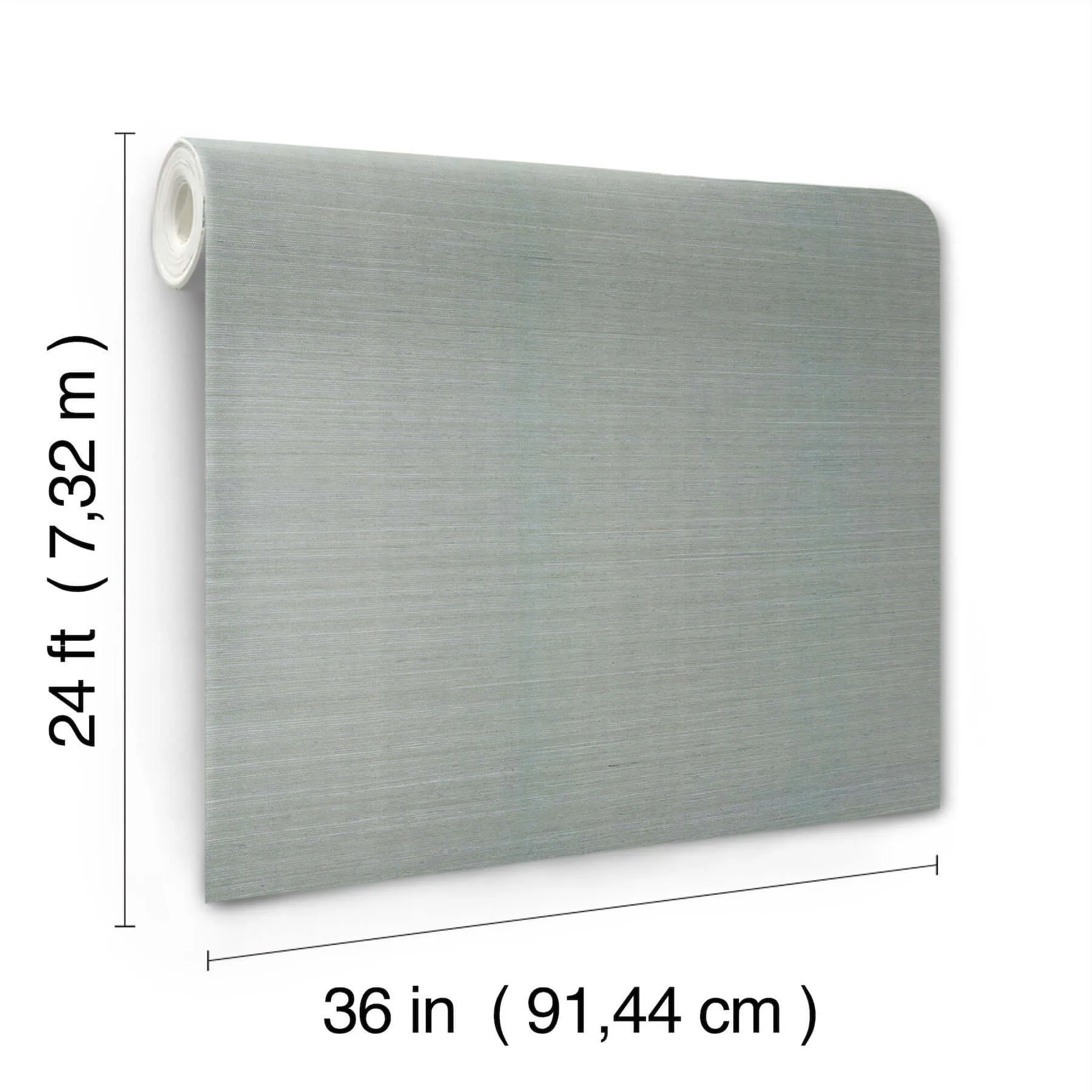 Ronald Redding Maguey Sisal wallpaper, color Slate, SKU GV0158NW