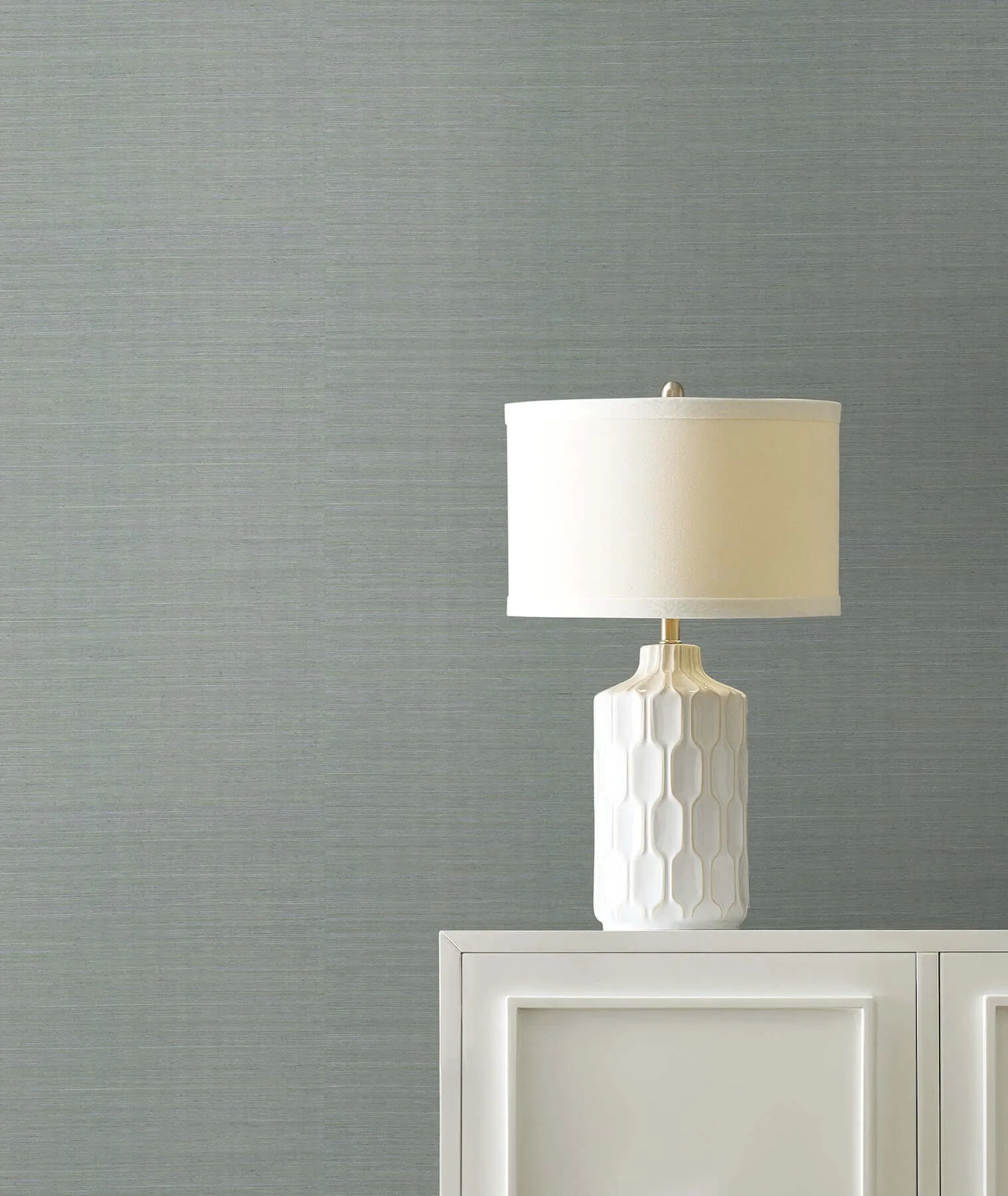 Ronald Redding Maguey Sisal wallpaper, color Slate, SKU GV0158NW