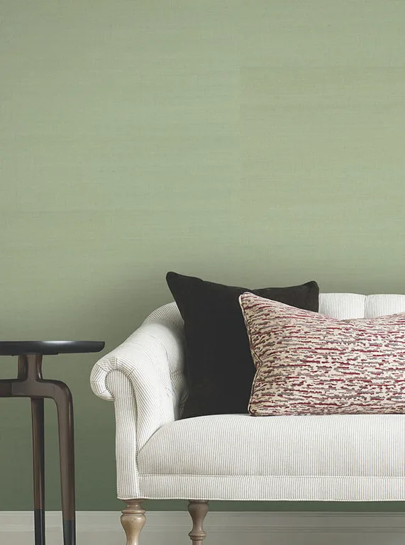 Ronald Redding Maguey Sisal wallpaper, color Soft Sage, SKU GRL88330