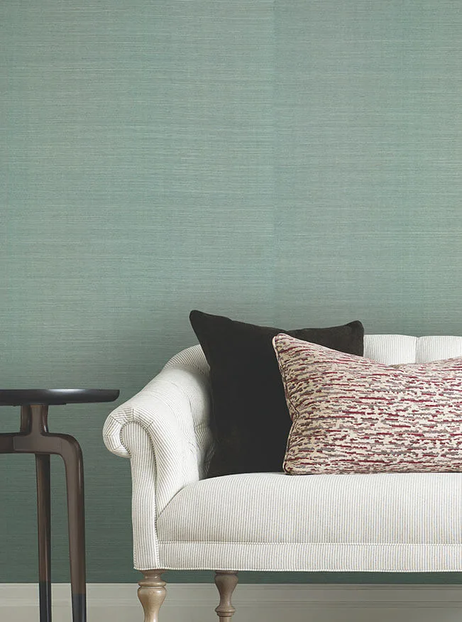 Ronald Redding Maguey Sisal wallpaper, color Spruce, SKU GV0152NW