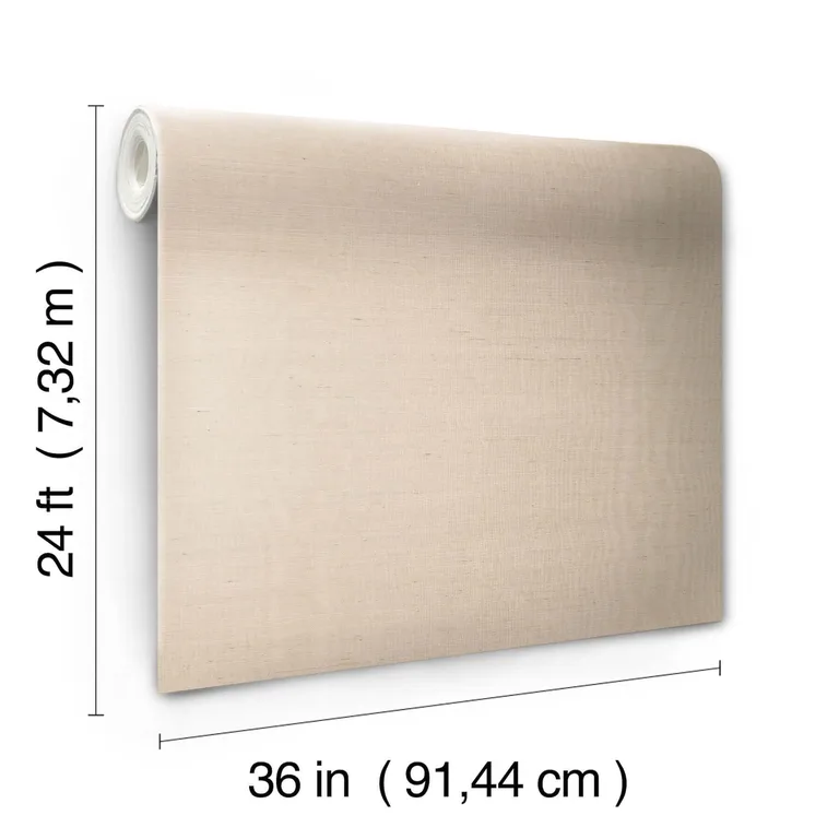 Ronald Redding Maguey Sisal wallpaper, color Taupe, SKU NZ0791NW