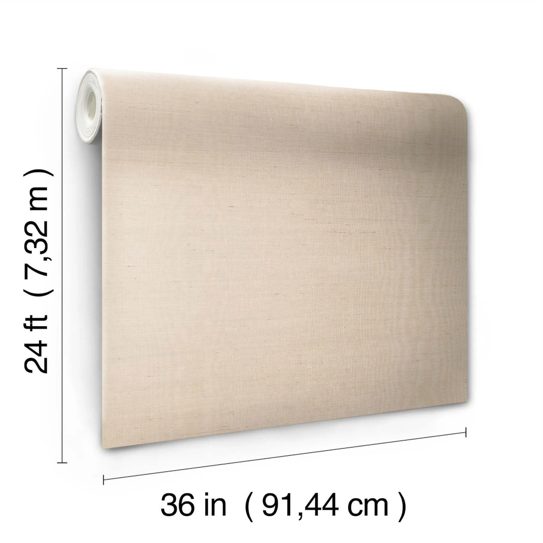 Ronald Redding Maguey Sisal wallpaper, color Taupe, SKU NZ0791NW