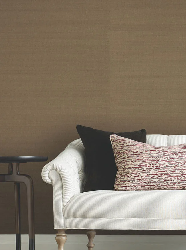 Ronald Redding Maguey Sisal wallpaper, color Toffee, SKU GRL88411