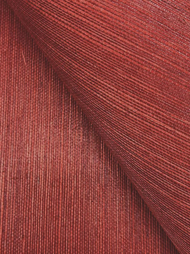 Ronald Redding Maguey Sisal wallpaper, color Tomato, SKU GV0141NW