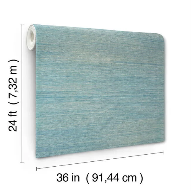 Ronald Redding Maguey Sisal - Vanilla Turquoise Wallpaper | Buy Online Ronald Redding Maguey Sisal wallpaper, color Vanilla Turquoise, SKU YGL7086