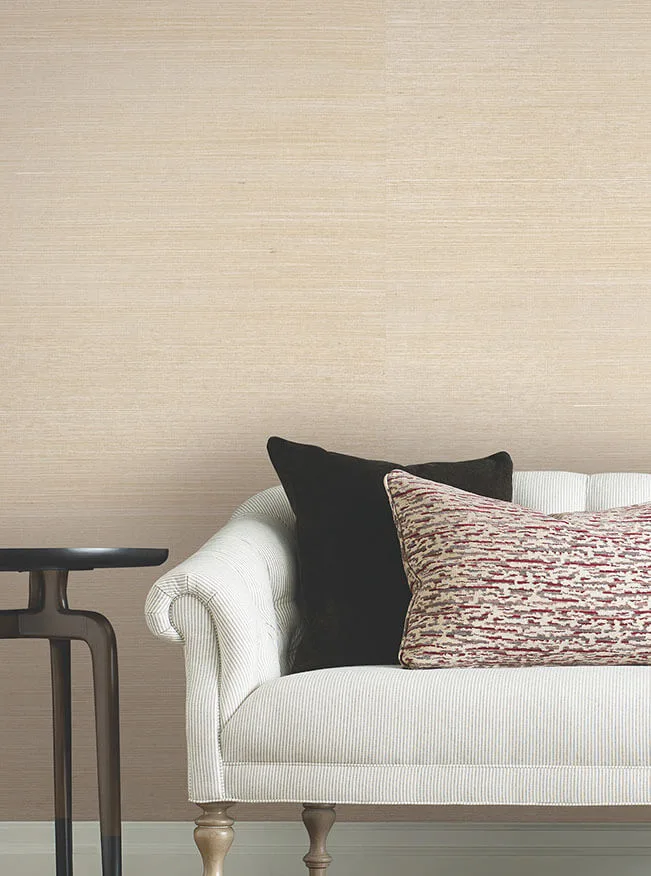 Ronald Redding Maguey Sisal wallpaper, color Wheat, SKU GV0102NW
