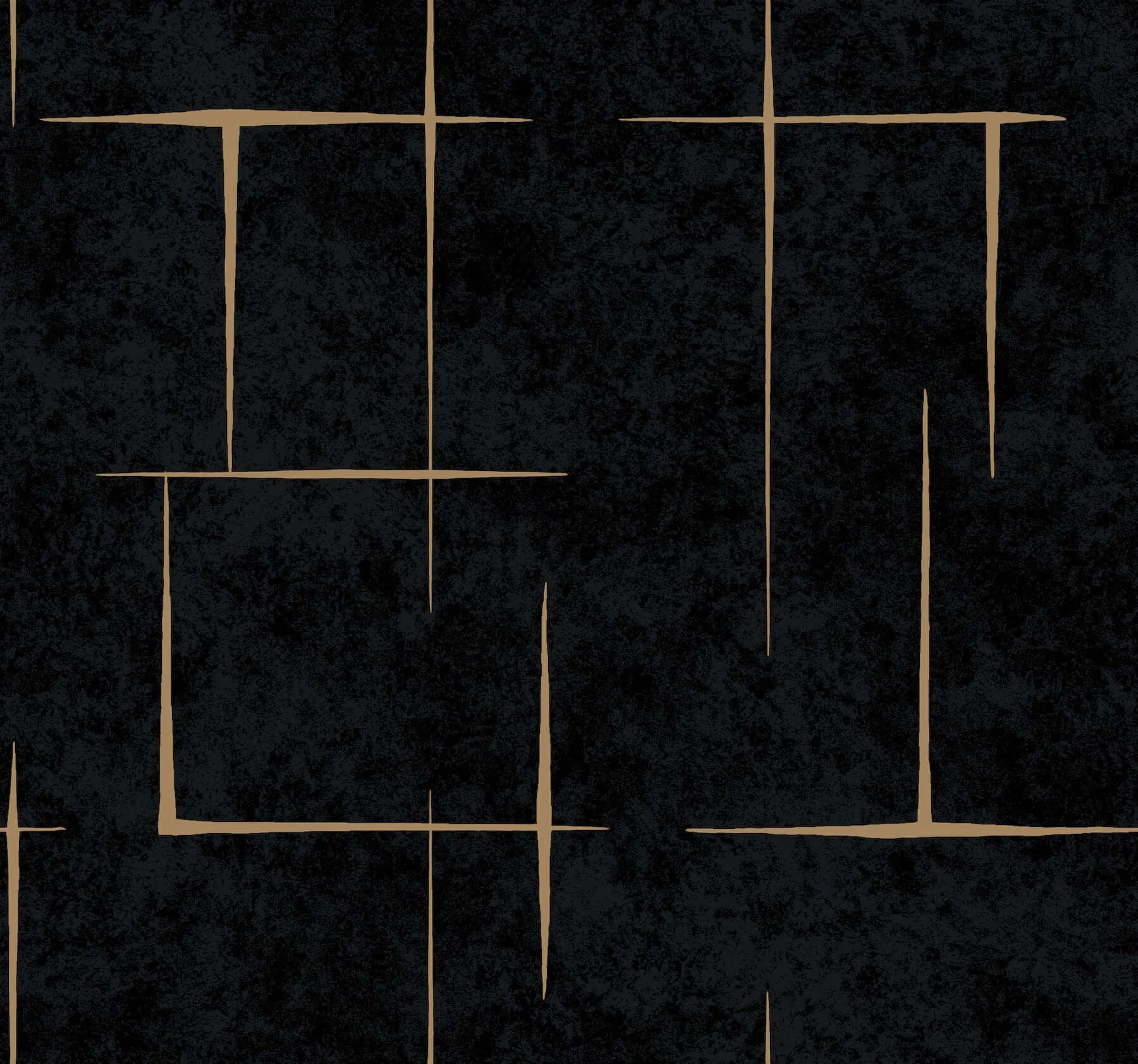 Ronald Redding Malia wallpaper, color Gold & Black, SKU ZA8054