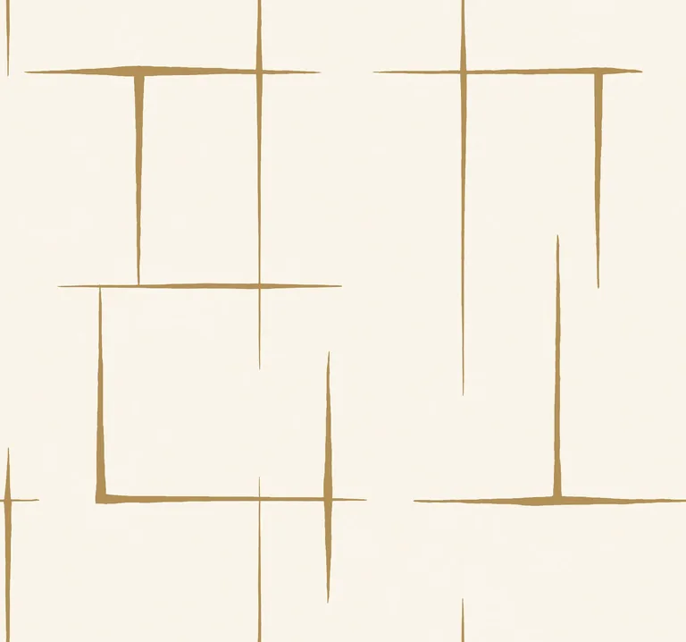 Ronald Redding Malia wallpaper, color Gold & White, SKU ZA8053