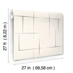 Ronald Redding Malia - Grey & White Wallpaper | Buy Online Ronald Redding Malia wallpaper, color Grey & White, SKU ZA8055