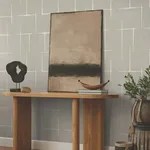 Ronald Redding Malia - White & Taupe Wallpaper | Buy Online Ronald Redding Malia wallpaper, color White & Taupe, SKU ZA8052