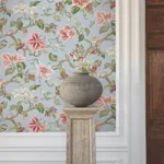 Ronald Redding Marguerite Vine - Blue Wallpaper | Buy Online Ronald Redding Marguerite Vine wallpaper, color Blue, SKU GT4512