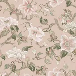 Ronald Redding Marguerite Vine wallpaper, color Blush, SKU GT4511