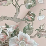 Ronald Redding Marguerite Vine wallpaper, color Blush, SKU GT4511