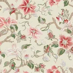 Ronald Redding Marguerite Vine wallpaper, color Cream, SKU GT4513