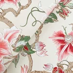 Ronald Redding Marguerite Vine wallpaper, color Cream, SKU GT4513