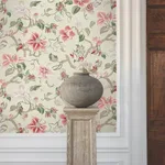 Ronald Redding Marguerite Vine wallpaper, color Cream, SKU GT4513