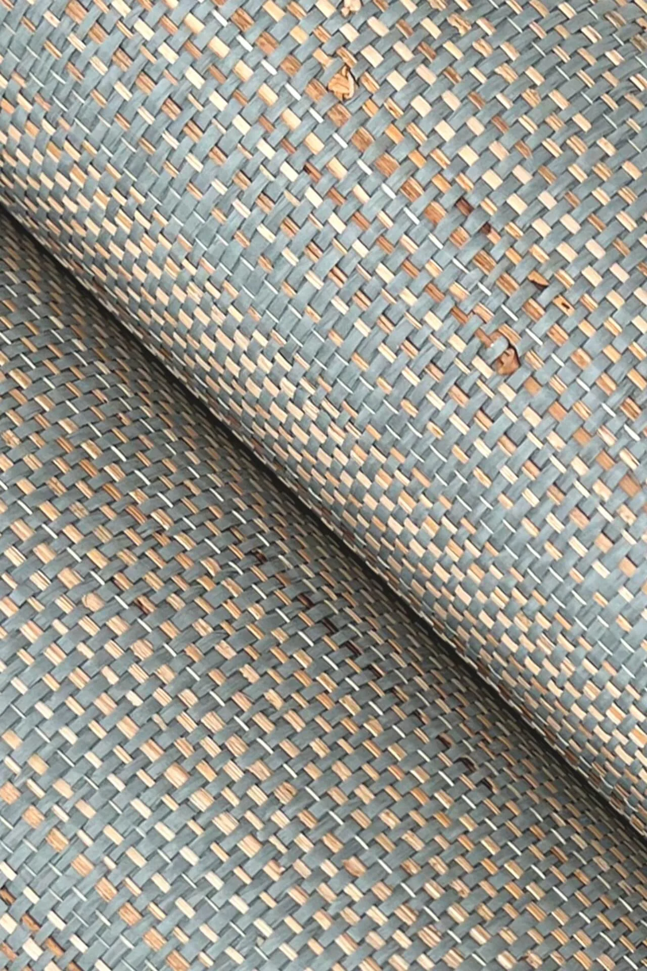 Ronald Redding Marled Abaca wallpaper, color Spruce, SKU GV0204