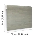 Ronald Redding Marled Abaca wallpaper, color Spruce, SKU GV0204
