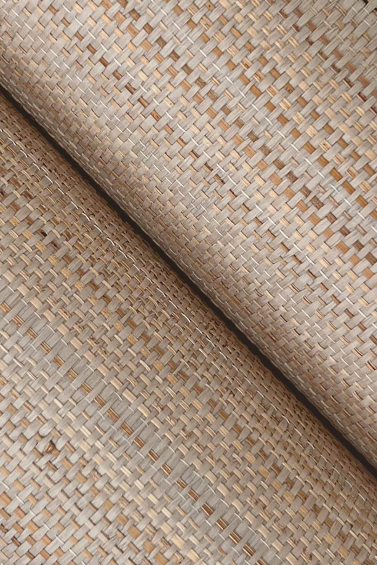 Ronald Redding Marled Abaca - Taupe Wallpaper | Buy Online Ronald Redding Marled Abaca wallpaper, color Taupe, SKU GV0202