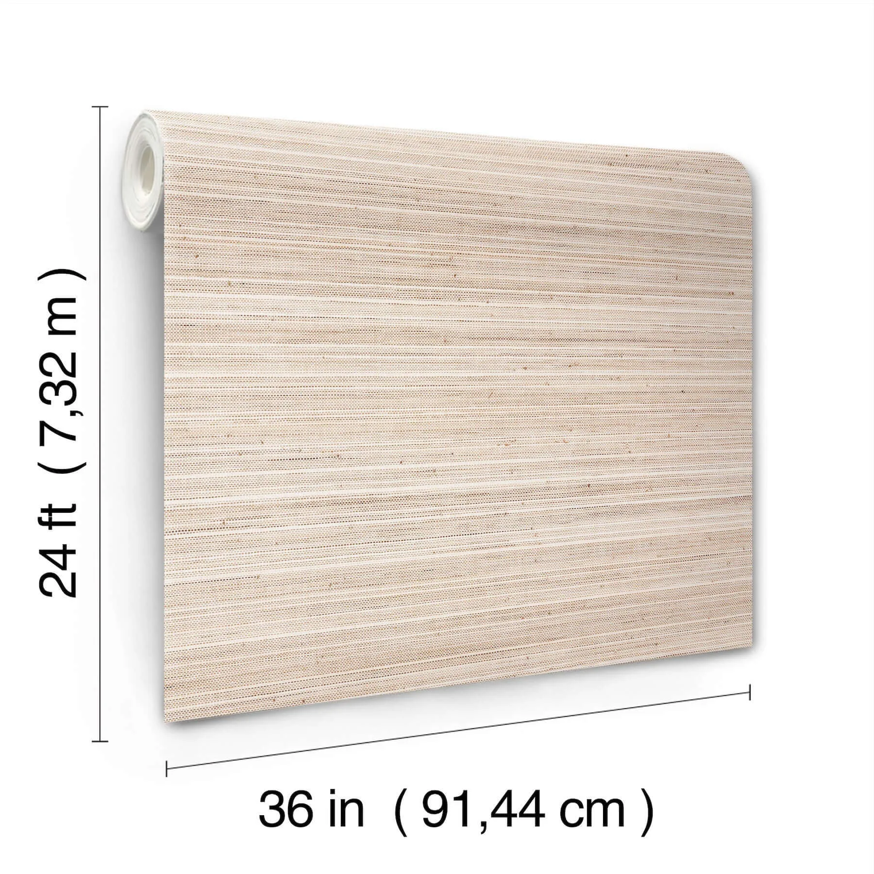 Ronald Redding Marled Abaca wallpaper, color White, SKU GV0201