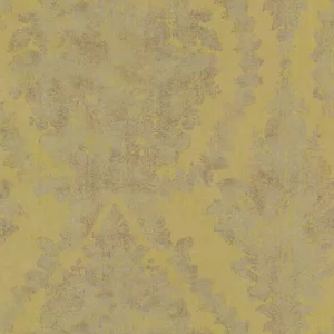 Ronald Redding Charleston Damask wallpaper, color Yellow, SKU HS7956