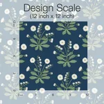 Ronald Redding Meadow Flowers - Navy & White Wallpaper | Buy Online Ronald Redding Meadow Flowers wallpaper, color Navy & White, SKU AC9151