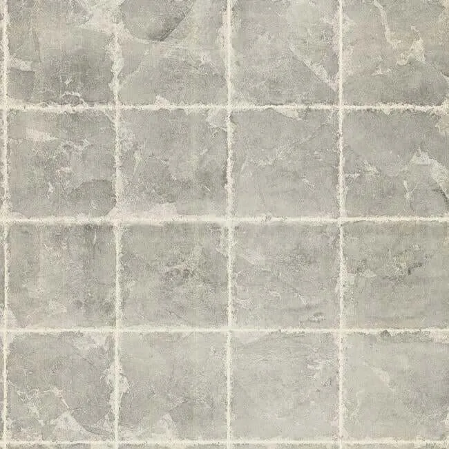 Ronald Redding Metal Leaf Squares wallpaper, color Black, SKU KT2101