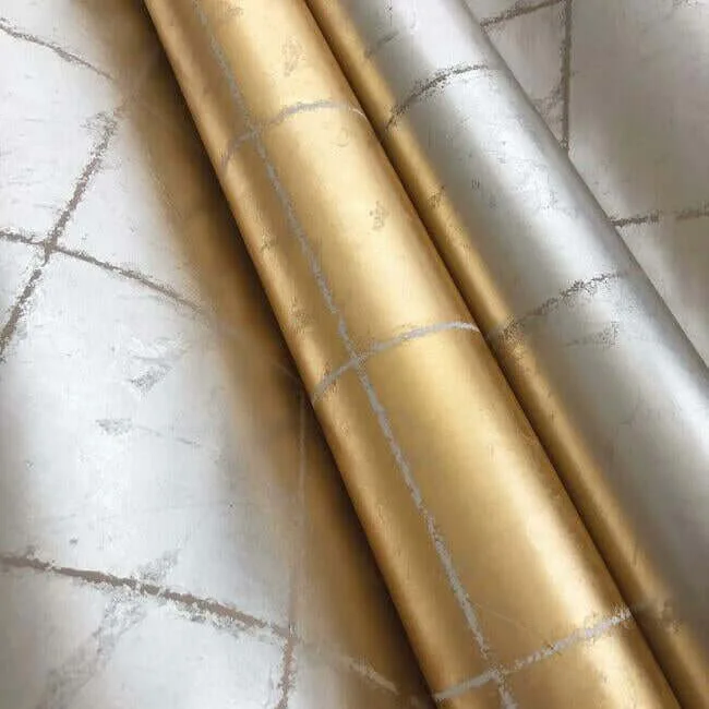 Ronald Redding Metal Leaf Squares - Silver Wallpaper | Buy Online Ronald Redding Metal Leaf Squares wallpaper, color Silver, SKU KT2103