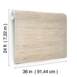 Ronald Redding Misty Hemp wallpaper, color Light Natural, SKU YGL7089