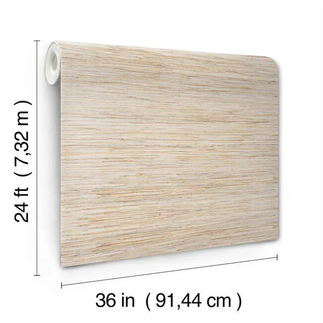Ronald Redding Misty Hemp wallpaper, color Light Natural, SKU YGL7089