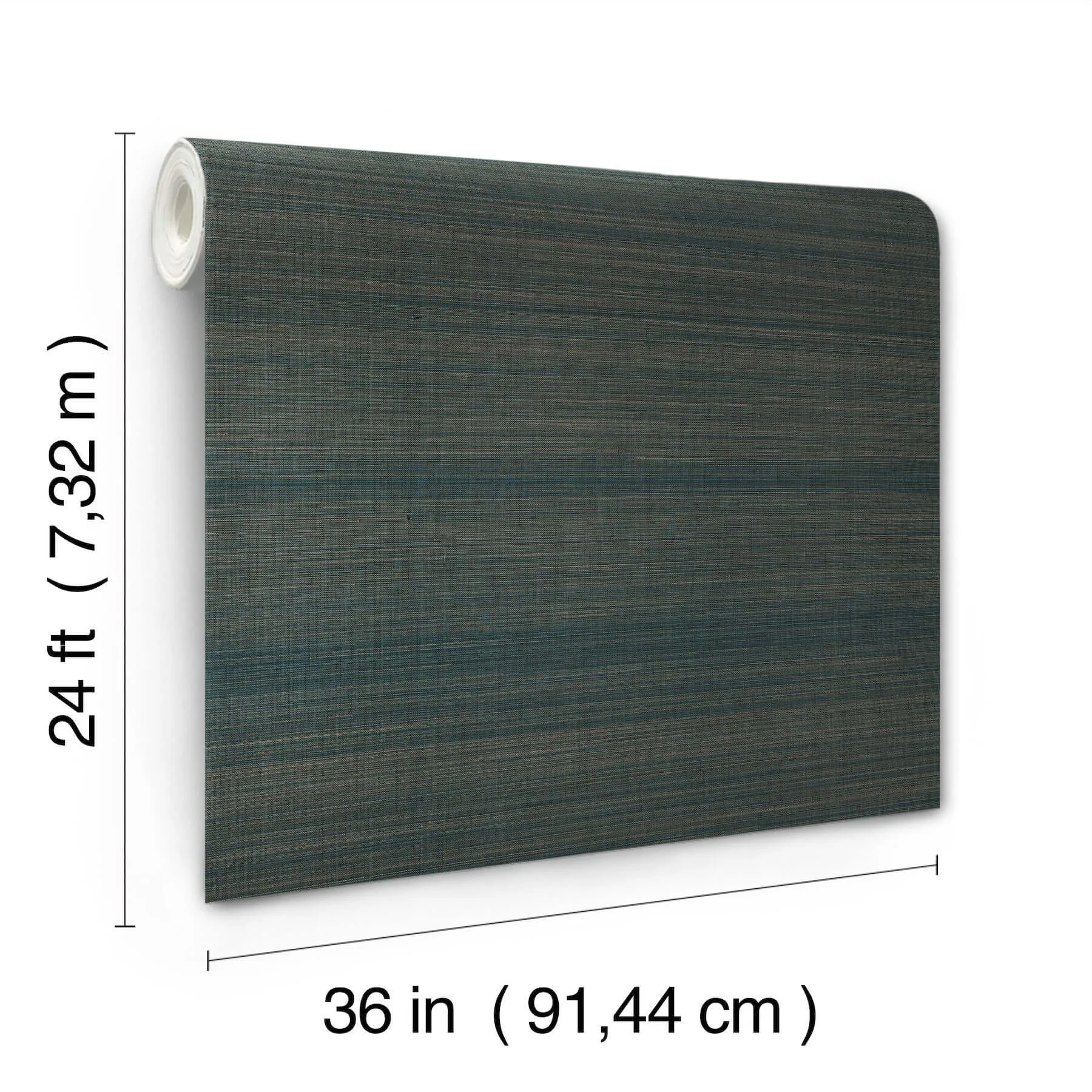 Ronald Redding Modern Abaca - Peacock Wallpaper | Buy Online Ronald Redding Modern Abaca wallpaper, color Peacock, SKU GV0271